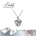 Destiny Jewellery Crystal From Swarovski Sweetheart Set Pendant and Earrings